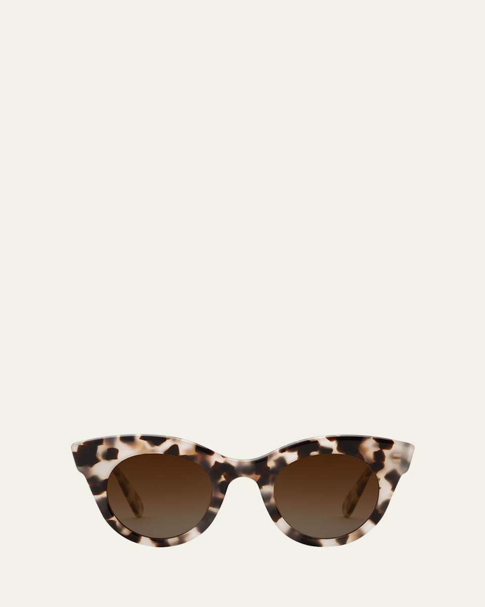 Olivia Patterned Acetate Cat-Eye Sunglasses